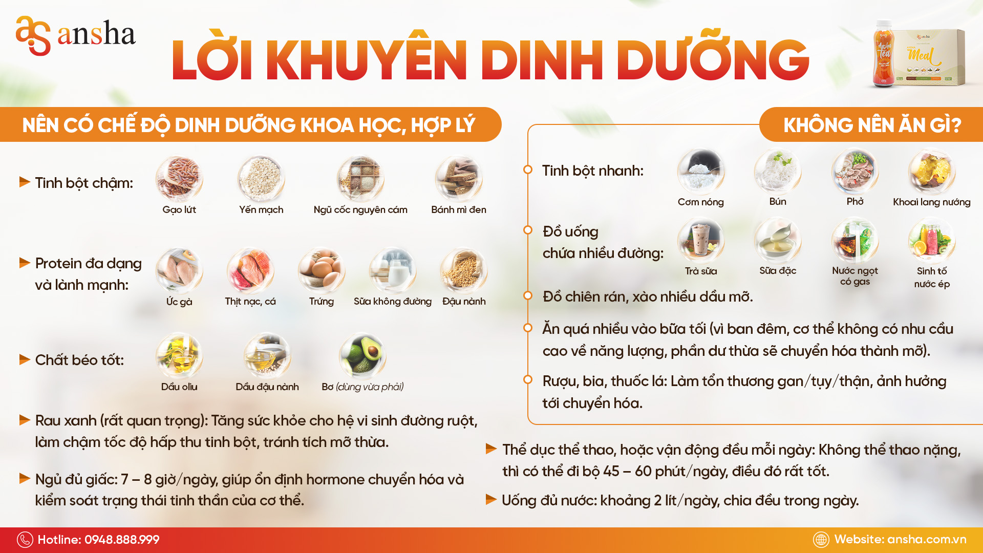 Lời khuyên dinh dưỡng