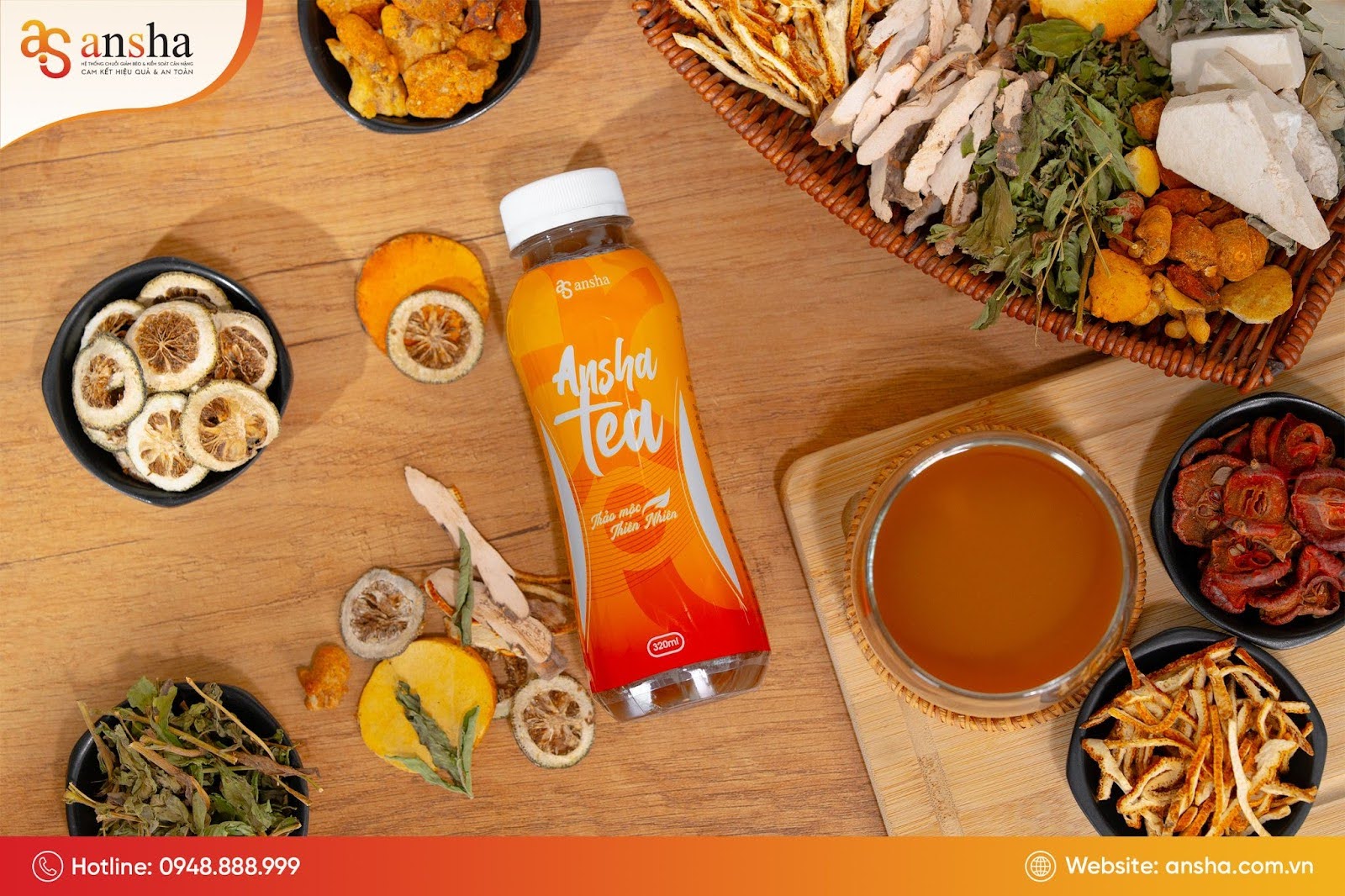 Ansha Tea là sản phẩm thảo mộc của Ansha Group